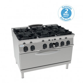 Fourneau 6 Feux / Four Gaz Extra Large - FU013475