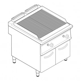 Grill Vapeur Gaz Double Monobloc 2 Modules - FU013573