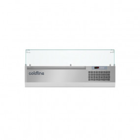 Vitrine Horizontale Gn1/4 - Prof. 320 Mm - Avec Vitrage - FU013775