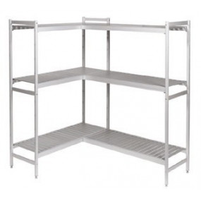 Rayonnage En L  3 Niveaux - Prof 460 Mm - FU013112