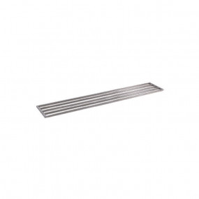 Etagère murale barreaudée en inox - Profondeur 300 mm - Longueur (mm) - 1000