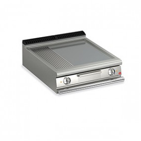 Grillade électrique - Plaque 1/3 rainurée 48,4 dm² - Gamme Queen 900 - 90QFTE823 - Baron