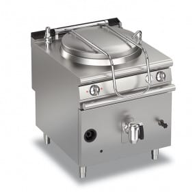 Marmite gaz ronde - 145 litres - Chauffe indirecte - Gamme Queen 900 - 90QPFGI150 - Baron