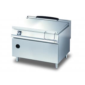 Sauteuse basculante à relevage motorisé avec cuve en INOX AISI 304 - 120 litres - DIAMANTE 90 - OLIS - D9610KBGIM