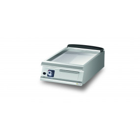Élément top - Grillade gaz - Plaque 1/3 rainurée AISI 430 - 545 x 700 mm - DIAMANTE 90 - OLIS - D9310TFTG13R