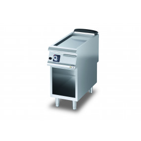 Grillade gaz sur placard ouvert - Plaque lisse AISI 430 - 345 x 700 mm - DIAMANTE 90 - OLIS - D9210FTG