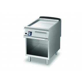Grillade gaz sur placard ouvert - Plaque lisse AISI 430 - 345 x 700 mm - DIAMANTE 90 - OLIS - D9310FTG