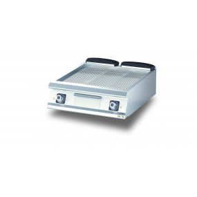 Élément top - Grillade électrique - Plaque rainurée AISI 430 - DIAMANTE 90 - OLIS - D9410TFTER