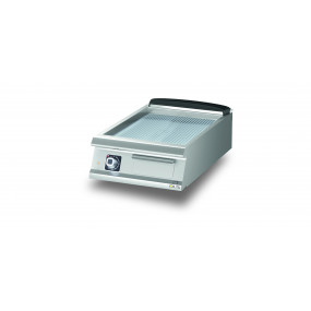 Élément top - Grillade électrique - Plaque rainurée chromée - DIAMANTE 90 - OLIS - D9310TFTECR