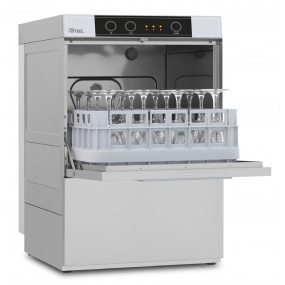 Lave-verres avec pompe de vidange sans adoucisseur - 8 litres - STEELTECH V1 - Panier 390 x 390 mm - STEEL340PV1 - COLGED