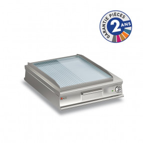 Grillade électrique - Gamme 1100 - Baron - Type de revêtement - Chrome dur, Type de plaque - 1/2 lisse