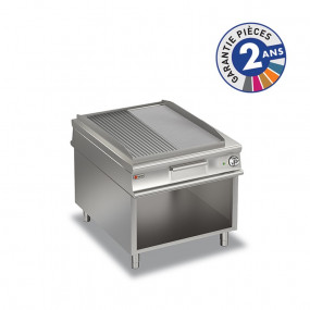 Grillade électrique sur placard ouvert - Gamme 1100 - Baron - Type de revêtement - Chrome dur, Type de plaque - Lisse