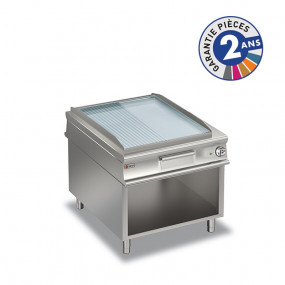 Grillade électrique sur placard ouvert - Gamme 1100 - Baron - Type de revêtement - Chrome dur, Type de plaque - 1/2 lisse