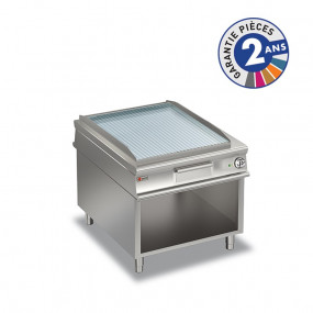 Grillade électrique sur placard ouvert - Gamme 1100 - Baron - Type de revêtement - Chrome dur, Type de plaque - Rainurée