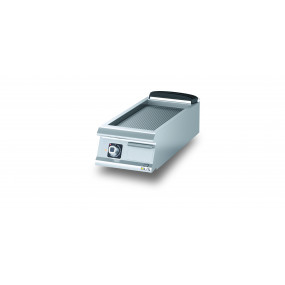 Élément top - Grillade électrique - Plaque rainurée chromée - DIAMANTE 90 - OLIS - D9210TFTECR