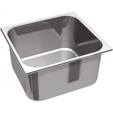 Bac inox pour saladettes - Profondeur 150 mm - Dimensions Gastronormes - GN 1/1