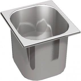 Bac inox pour saladettes - Profondeur 150 mm - Dimensions Gastronormes - GN 1/1