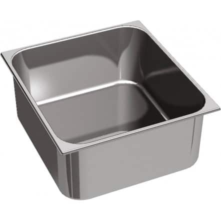 Bac inox pour saladettes - Profondeur 150 mm - Dimensions Gastronormes - GN 1/1