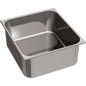 Bac inox pour saladettes - Profondeur 150 mm - Dimensions Gastronormes - GN 1/9