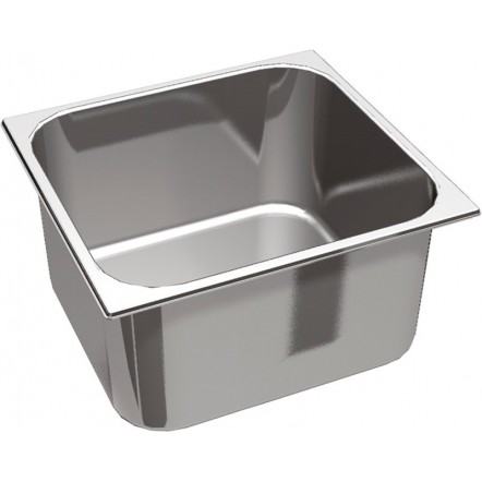 Bac inox pour saladettes - Profondeur 150 mm - Dimensions Gastronormes - GN 2/3