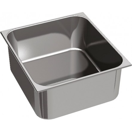 Bac inox pour saladettes - Profondeur 150 mm - Dimensions Gastronormes - GN 2/3