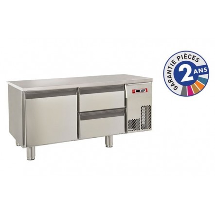 Soubassement réfrigéré positif - 140 L - Baron - Type de modèle - 4 tiroirs