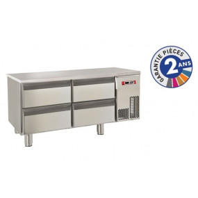 Soubassement réfrigéré positif - 140 L - Baron - Type de modèle - 4 tiroirs