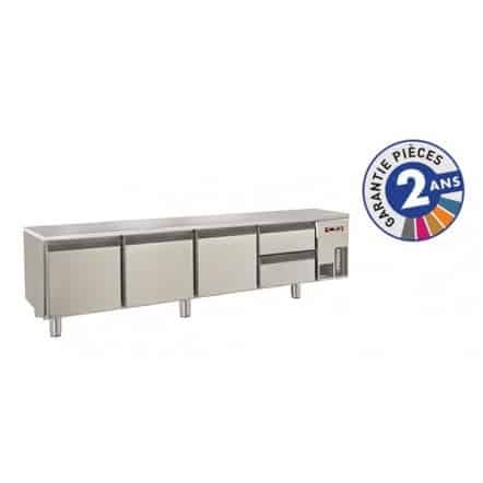 Soubassement réfrigéré positif - 300 L - Baron - Type de modèle - 4 portes