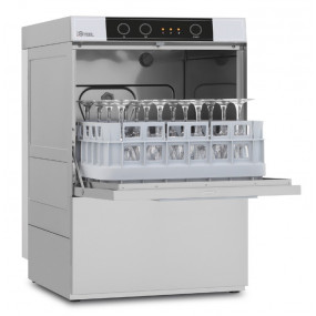 Lave-verres - 8 litres - STEELTECH V1 - Panier 390 x 390 mm - COLGED - Modèle Laverie - Avec adoucisseur