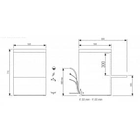 Lave-verres - 14 litres -...