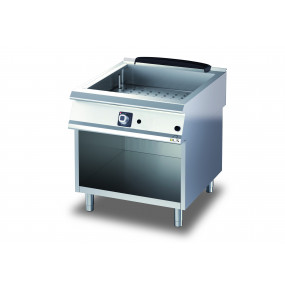 Bain-marie gaz sur placard ouvert - DIAMANTE 90 - OLIS - D9410CBG