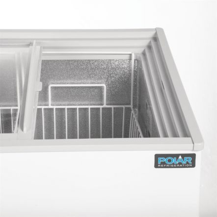 Congélateur coffre vitré polar 270 litres