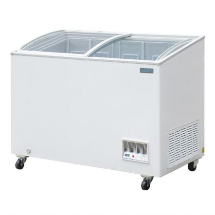 Congélateur coffre vitré polar 270 litres