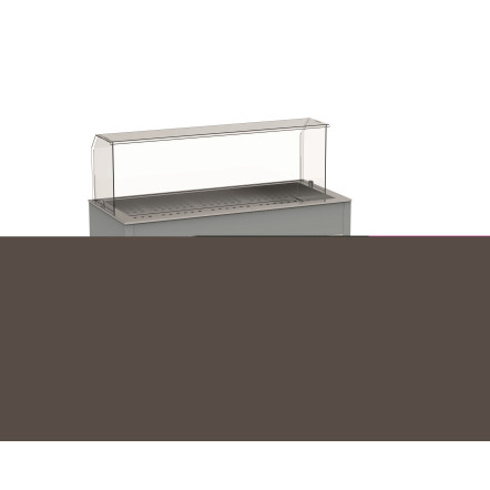 Bain marie, capacité 2 GN1/1, L. 790 mm