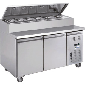 Meuble De Préparations Série Star Extérieurs Et Intérieurs Inox Évaporateur Traité Intérieur et extérieur en inox