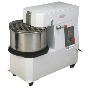 Pétrin à Pizza Tête Relevable Cuve Amovible 1 Vitesse Monophasé 20 L