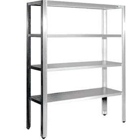 Étagère Aisi 304 Sur Pieds à 4 Niveaux