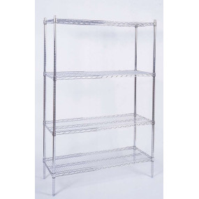 Étagère Chromées à 4 niveaux