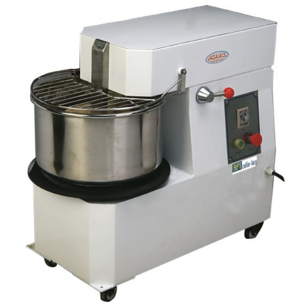 Pétrin à Pizza Tête Relevable Cuve Amovible 1 Vitesse Monophasé 20 L