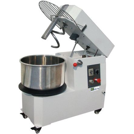 Pétrin à Pizza Tête Relevable Cuve Amovible 1 Vitesse 400 V