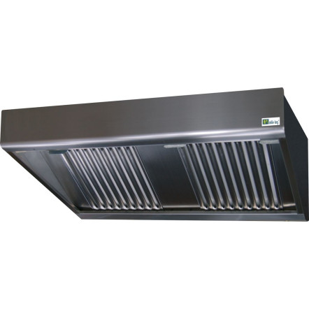 Hotte De Ventilation Éclairage Led Déjà Monté Construction inox 18/10