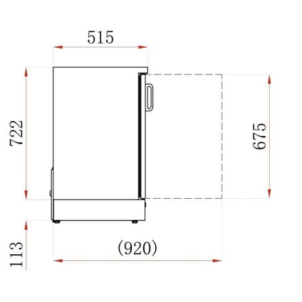 Arrière Bars Portes Vitrées Battantes Intérieur aluminium