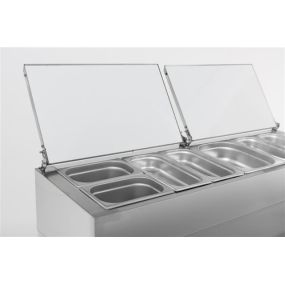 Saladette 2 portes, 6 x 1/3 GN