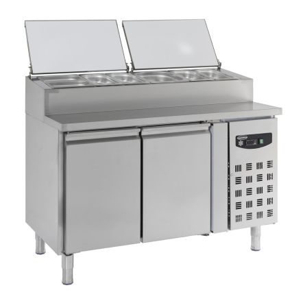 Saladette 2 portes, 6 x 1/3 GN