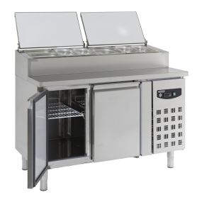 Saladette 2 portes, 6 x 1/3 GN