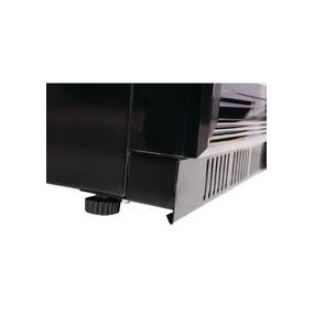 Arrière bar réfrigéré 3 portes pleines 320 litres noir