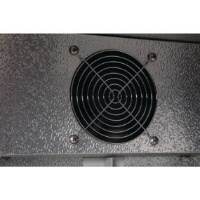Arrière bar réfrigéré 3 portes pleines 320 litres noir