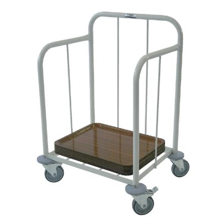 Chariot porte-plateaux en acier Craven pour 100 plateaux