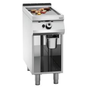 Plancha gaz sur placard ouvert profondeur 900 mm longueur 400 ou 800 mm - Bartscher