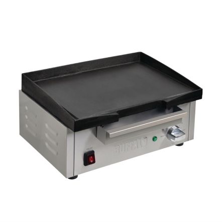 Plaque de cuisson professionnelle électrique de comptoir longueur 440 mm en fonte - Buffalo
